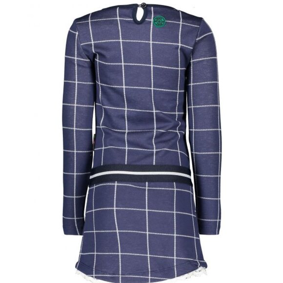 B.Nosy navy check dress and legging set, size 7/8 - Picture 3 of 4